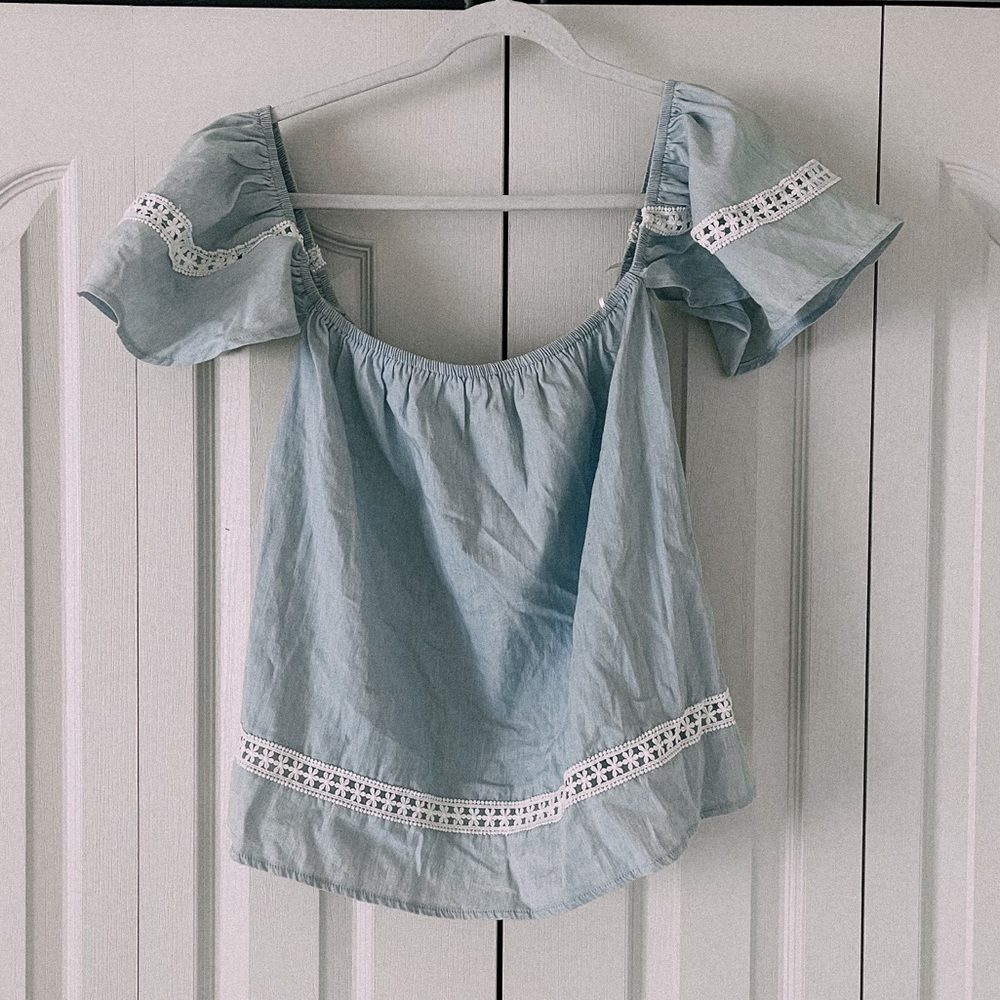 Karlie Flutter Sleeve Top - image 1